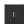 Systembuild Evolution Callahan 24" Wall Cabinet, Black