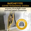 ShelterLogic Shed-In-A-Box Canopy Storage Shed - 6W x 10D x 6.5H ft.
