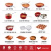 Gotham Steel 32 Piece Cookware Set, Bakeware and Food Storage Set, Nonstick Pots and Pans