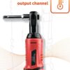 AOBEN Cordless Electric Ratchet Wrench Set, 3/8" 12V Power Ratchet Tool Kit With 2 Packs 2000mAh Lithium-Ion Battery And Charger