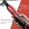 AOBEN Cordless Electric Ratchet Wrench Set, 3/8" 12V Power Ratchet Tool Kit With 2 Packs 2000mAh Lithium-Ion Battery And Charger