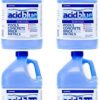 Acid Blue Muriatic Acid by CPDI - Swimming Pool pH Reducer Balancer | Buffered, Low-Fume - Case (4 Gallons)