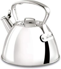 All-Clad Specialty Stainless Steel Tea Kettle 2 Quart Induction Pots and Pans, Cookware