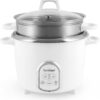 Aroma Housewares NutriWare 14-Cup (Cooked) Digital Rice Cooker and Food Steamer, White