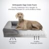 Bedsure Jumbo Orthopedic Dog Bed, Great Dane Dog Beds for Giant Dogs - Foam Sofa with Removable Washable Cover, Waterproof Lining and Nonskid Bottom Couch, Pet Bed