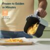 COSORI Small Air Fryer Oven 2.1 Qt, 4-in-1 Mini Airfryer, Bake, Roast, Reheat, Space-saving & Low-noise, Nonstick and Dishwasher Safe Basket, 97% less oil, Sticker with 6 Reference Guides, Green