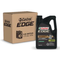 Castrol Edge 10W-30 Advanced Full Synthetic Motor Oil, 5 Quarts, Case of 3