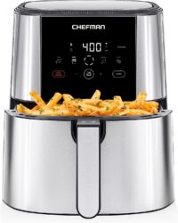 https://discounttoday.net/wp-content/uploads/2023/07/Chefman-TurboFry-Touch-Air-Fryer-Large-5-Quart-Family-Size-One-Touch-Digital-Control-Presets-Stainless-Steel-200x250.jpg