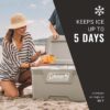 Coleman 316 Series Insulated Portable Cooler with Heavy Duty Latches, 70 Quart, Leak-Proof Outdoor High Capacity Hard Cooler, Keeps Ice for up to 5 Days