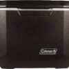 Coleman Rolling Cooler, 50 Quart Xtreme 5 Day Cooler with Wheels, Wheeled Hard Cooler Keeps Ice Up to 5 Days, Black