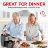 DASH Tasti-Crisp™ Electric Air Fryer Oven Cooker with Temperature Control, Non-Stick Fry Basket, Recipe Guide + Auto Shut Off Feature, 1000-Watt, 2.6Qt, Grey DASH Tasti-Crisp™ Electric Air Fryer Oven Cooker with Temperature Control, Non-Stick Fry Basket, Recipe Guide + Auto Shut Off Feature, 1000-Watt, 2.6Qt, Grey
