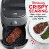 DASH Tasti-Crisp™ Electric Air Fryer Oven Cooker with Temperature Control, Non-Stick Fry Basket, Recipe Guide + Auto Shut Off Feature, 1000-Watt, 2.6Qt, Grey DASH Tasti-Crisp™ Electric Air Fryer Oven Cooker with Temperature Control, Non-Stick Fry Basket, Recipe Guide + Auto Shut Off Feature, 1000-Watt, 2.6Qt, Grey
