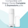 Diaper Genie Bags Refills 270 Count (Pack of 8) with Max Odor Lock | Holds Up to 2160 Newborn Diapers Diaper Genie Bags Refills 270 Count (Pack of 8) with Max Odor Lock | Holds Up to 2160 Newborn Diapers