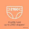 Diaper Genie Bags Refills 270 (Pack of 8) Clean Laundry Scent | Diaper Pail Refills with Max Odor Lock | Holds up to 2160 Newborn Diapers Diaper Genie Bags Refills 270 (Pack of 8) Clean Laundry Scent | Diaper Pail Refills with Max Odor Lock | Holds up to 2160 Newborn Diapers