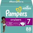 Diapers Size 7, 88 Count - Pampers Cruisers Disposable Baby Diapers, (Packaging May Vary)