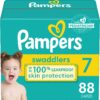 Diapers Size 7, 88 Count - Pampers Swaddlers Disposable Baby Diapers (Packaging & Prints May Vary)