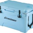 EchoSmile 35 Quart Rotomolded Cooler, 5 Days Protale Ice Cooler, Ice Chest Suit for BBQ, Camping, Pincnic, and Other Outdoor Activities, Blue
