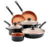Farberware 14-Piece Easy Clean Pro Ceramic Nonstick Cookware Set, Black