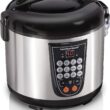 Hamilton Beach Digital Programmable Rice and Slow Cooker & Food Steamer, 20 Cups Cooked (10 Cups Uncooked)
