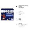 Huggies Overnites Nighttime Baby Diapers, Size 5 (27+ lbs), 88 Ct