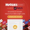 Huggies Overnites Nighttime Baby Diapers, Size 5 (27+ lbs), 88 Ct
