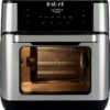 Instant Vortex Plus 10-Quart Air Fryer, From the Makers of Instant Pot, 7-in-1 Functions, with EvenCrisp Technology, App with over 100 Recipes, Stainless Steel