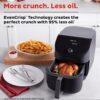 Instant Vortex Slim 6QT Air Fryer Oven, From the Makers of Instant Pot, EvenCrisp Technology, Space Saving, Nonstick and Dishwasher-Safe Basket, Quiet Operation, Includes App with over 100 Recipes