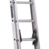 Louisville Ladder 16’ Aluminum Extension, 15' Reach, 225 lbs Load Capacity, W-2222-16PG