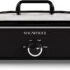 Magnifique 4-Quart Casserole Manual Slow Cooker with Keep Warm Setting - Perfect Kitchen Small Appliance for Family Dinners