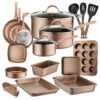 NutriChef NCCW20S 20-Piece Kitchenware Pots and Pans Set