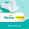 Pampers Baby Wipes Sensitive Perfume Free 12X Multi Packs 1008 Count
