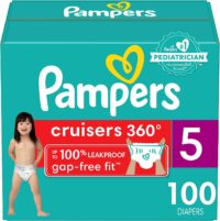 Pampers Cruisers 360 Diapers Size 5 100 Count