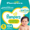 Pampers Swaddlers Active Baby Diaper Size 5 104 Count