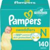 Pampers Swaddlers Newborn Diaper Size 0 140 Count