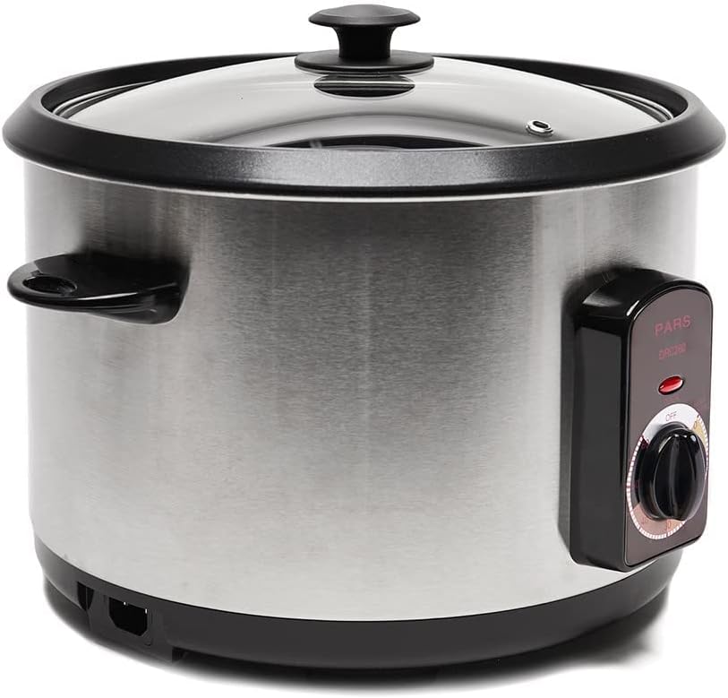Pars Automatic Persian Rice Cooker - Tahdig Rice Maker Perfect Rice Crust,  7 Cup