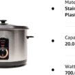 Pars Automatic Persian Rice Cooker - Tahdig Rice Maker Perfect Rice Crust, 20 Cup