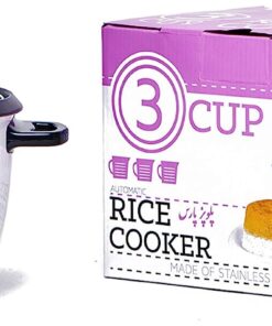 Pars Automatic Persian Rice Cooker - Tahdig Rice Maker Perfect Rice Crust 3 Cup