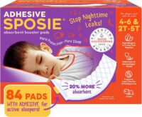 Sposie Diaper Booster Pads - Diaper Pads Inserts Overnight, Cloth Diaper Inserts and Overnight Diapers Size 2t-5t