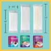 Sposie Diaper Booster Pads - Diaper Pads Inserts Overnight, Cloth Diaper Inserts and Overnight Diapers Size 4-6, Diaper Liners Baby Products