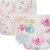 The Honest Company Clean Conscious Diapers | Plant-Based, Sustainable | Rose Blossom + Tutu Cute | Super Club Box, Size 1 (8-14 lbs), 160 Count