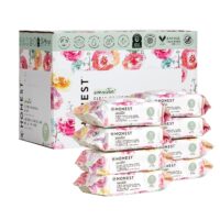The Honest Company Clean Conscious Wipes, 99% Water, Compostable, Plant-Based, Baby Wipes, 576 Count