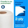 Tork Toilet Paper Roll White T24, Advanced, 2-Ply, 80 x 500 sheets, 24651200 Tork Toilet Paper Roll White T24, Advanced, 2-Ply, 80 x 500 sheets, 24651200