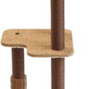 Two by Two Beech 39-inch Cat Tree, Tower, Condo, Scratch Pad & Playground, Beige
