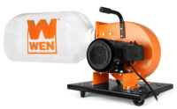 WEN 7.4-Amp Rolling Dust Collector with Induction Motor, 15-Gallon Bag and Optional Wall Mount