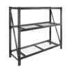 WORKPRO 77” W x 24” D x 72” H 3-Tier Freestanding Shelf, 6000 lbs. Capacity, Steel