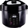 Yum Asia Kumo YumCarb Rice Cooker with Ceramic Bowl and Advanced Fuzzy Logic, (5.5 Cups, 1 Litre), (Dark Stainless Steel)