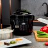 Yum Asia Kumo YumCarb Rice Cooker with Ceramic Bowl and Advanced Fuzzy Logic, (5.5 Cups, 1 Litre), 5 Rice Cooking Functions, 3 Multicooker Functions, 110V US Power (Dark Stainless Steel) Yum Asia Kumo YumCarb Rice Cooker with Ceramic Bowl and Advanced Fuzzy Logic, (5.5 Cups, 1 Litre), 5 Rice Cooking Functions, 3 Multicooker Functions, 110V US Power (Dark Stainless Steel)