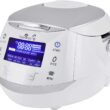 Yum Asia Sakura Rice Cooker with Ceramic Bowl and Advanced Fuzzy Logic (8 Cup, 1.5 Litre) 6 Rice Cook Functions, (White and Siver)