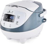 TLOG Mini Rice Cooker 2.5 Cups Uncooked, Healthy Ceramic Coating Portable  Rice Cooker, 1.2L Travel