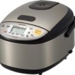 Zojirushi NS-LGC05XB Micom Rice Cooker & Warmer, 3-Cups (uncooked), Stainless Black